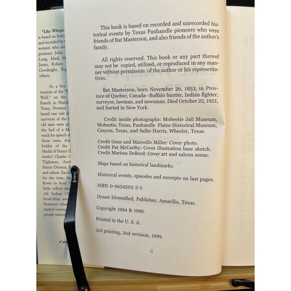 Like Whispers In The Wind By Norman Dysart - Autographed Hardcover Book - Picture 3 of 7